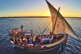 sunset dhow-Tamarind Nyali